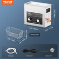 Ultrasonic Cleaner 6L 180W Digital Heater Timer Basket Watch Glasses