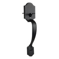 Front Door Handle Deadbolt Set Matte Black Single Cylinder 80 Char
