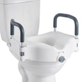 Raised Toilet Seat with Arms 136kg Load Capacity 127mm Lift