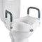 Raised Toilet Seat with Arms 136kg Load Capacity 127mm Lift