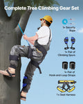VEVOR Tree Climbing Spikes Set Adjustable Steel Spurs Harness 159kg