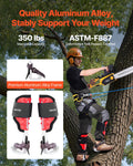 Tree Climbing Spikes Arborist Gear 159kg Aluminum Climbing Spurs