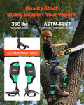 Tree Climbing Spikes Arborist Spurs Steel 159kg Load Capacity