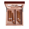 Cigar Humidor Box Spanish Cedar 20-35 Cigars Glass Top Hygrometer
