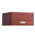 Cigar Humidor Box Spanish Cedar 20-35 Cigars Glass Top Hygrometer