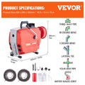 Drain Cleaner Machine 120FT 7/8