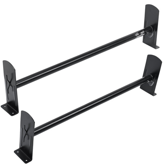 2 Bar Van Roof Ladder Rack 500LBS Alloy Steel 35.8"-57.5" Adjustable
