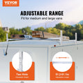 Van Roof Ladder Rack 2 Bar Aluminium 181kg 1300-2060mm Adjustable