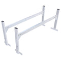 Van Roof Ladder Rack 2 Bar Aluminium 181kg 1300-2060mm Adjustable