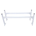 Van Roof Ladder Rack 2 Bar Aluminium 181kg 1300-2060mm Adjustable