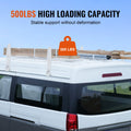 2-Bar Van Roof Ladder Rack Alloy 47-79cm Adjustable Full Size