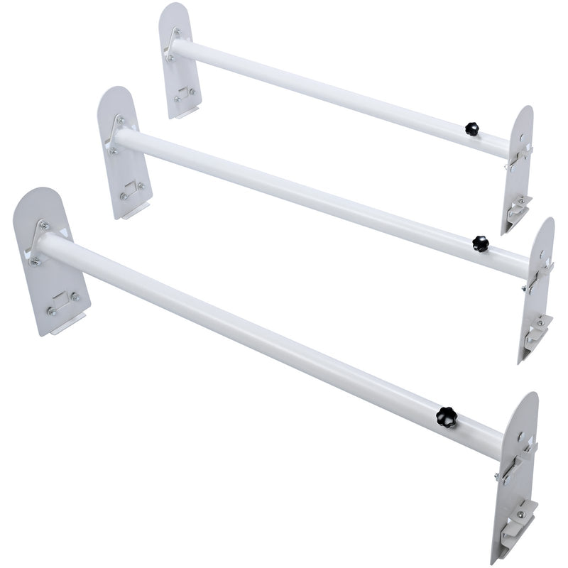Van Roof Ladder Rack 3 Bar 750LBS Alloy Steel Adjustable 40-74.8