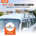 Van Roof Ladder Rack 3 Bar 750LBS Alloy Steel Adjustable 40-74.8