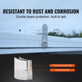 Van Roof Ladder Rack 3 Bar 750LBS Alloy Steel Adjustable 40-74.8