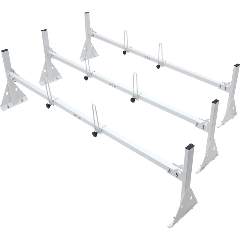 3-Bar Van Roof Ladder Rack Adjustable 56-61