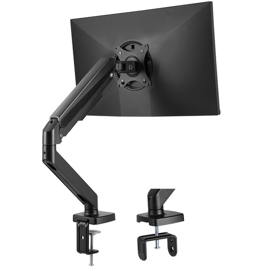 Monitor Mount Gas Spring Arm 13-32" VESA C-Clamp Grommet 9.1kg