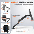 Monitor Mount Gas Spring Arm 13-32