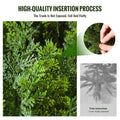 2x 4ft Artificial Cedar Topiary Trees UV Resistant Indoor Outdoor Decor