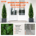 Artificial Cedar Topiary Tree 5ft UV Resistant Indoor Outdoor 2 Pack