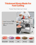 Commercial Meat Grinder Slicer 6.35kg/Min Sausage Stuffer Maker