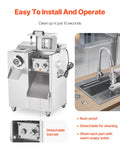 Commercial Meat Grinder Slicer 6.35kg/Min Sausage Stuffer
