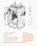 Commercial Meat Grinder Slicer 6.35kg/Min Sausage Stuffer