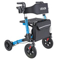 Rollator Walker with Seat Lightweight Aluminum 136kg Capacity