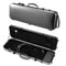 4/4 Full Size Violin Case Hygrometer Lightweight Travel Bag Black