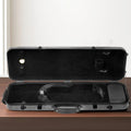 4/4 Full Size Violin Case Hygrometer Lightweight Travel Bag Black
