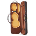 4/4 Full Size Violin Case Hygrometer Lightweight Travel Bag Black