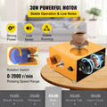 Mini Pottery Wheel 30W Electric Ceramic 0-2000RPM 3 Trays 16 Tools