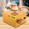 Mini Pottery Wheel 30W Electric Ceramic 0-2000RPM 3 Trays 16 Tools