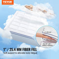 QUEEN Mattress Topper 25.4mm Fiber Fill Washable Cooling Pad