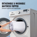 QUEEN Mattress Topper 25.4mm Fiber Fill Washable Cooling Pad