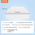 QUEEN Mattress Topper 25.4mm Fiber Fill Washable Cooling Pad