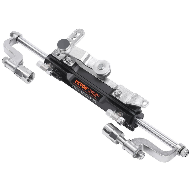 Hydraulic Outboard Steering Kit 300HP Boat Marine Single Engine 26ft