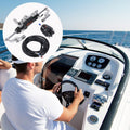 Hydraulic Outboard Steering Kit 300HP Boat Marine Single Engine 26ft