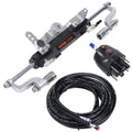 Hydraulic Outboard Steering Kit 300HP Boat Marine Single Engine 26ft