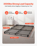 Artiss Queen Box Spring Bed Frame Metal 102mm Washable Fabric