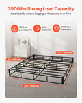 KING Size Box Spring Bed Frame Metal 230mm Mattress Foundation