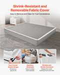 KING Size Box Spring Bed Frame Metal 230mm Mattress Foundation