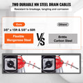 Drain Cleaner Machine 66ft 5/8in 250W Sectional Snake Auger