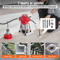 Drain Cleaner Machine 66ft 5/8in 250W Sectional Snake Auger