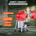 Drain Cleaner Machine 66ft 5/8in 250W Sectional Snake Auger