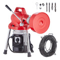 Drain Cleaner Machine 66ft 5/8in 250W Sectional Snake Auger