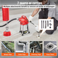 Drain Cleaner Machine 120FT 5/8In 370W Sectional Snake