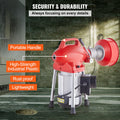 Drain Cleaner Machine 120FT 5/8In 370W Sectional Snake