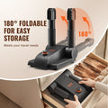 Foldable 2-Tube Shoe Dryer Boot Blower Heat Black Orange