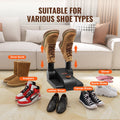 Foldable 2-Tube Shoe Dryer Boot Blower Heat Black Orange