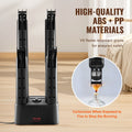 Shoe Dryer 4 Tubes Portable Boot Warmers Timer Heat Blower Black